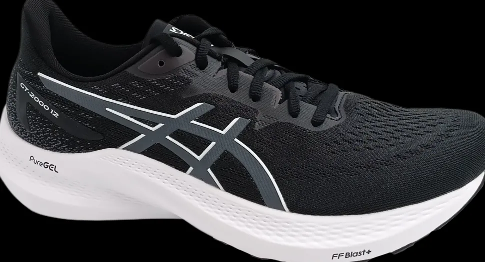 Asics GT-2000 12 black/carrier grey WIDE 2E