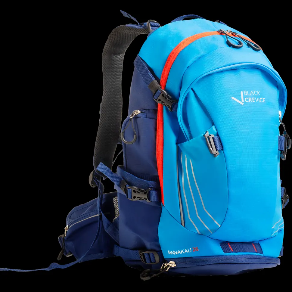 Black Crevise premium wandelrugzak blauw