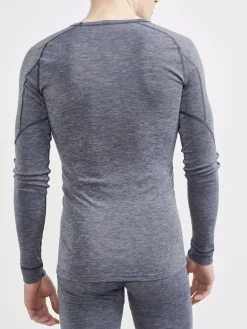 Craft CORE WOOL MERINO LS TEE Men BLAZE-MELANGE