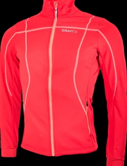 Craft Force Jacket Dames Poppy/Panic