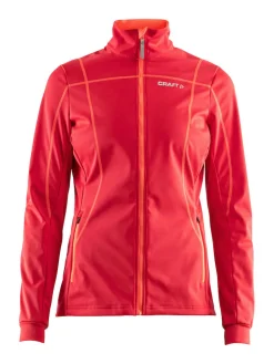 Craft Force Jacket Dames Poppy/Panic