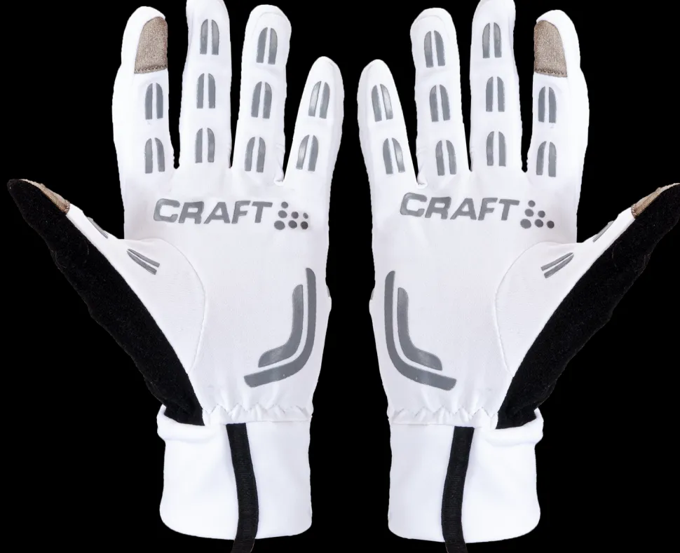Craft Hybrid Weather handschoen wit