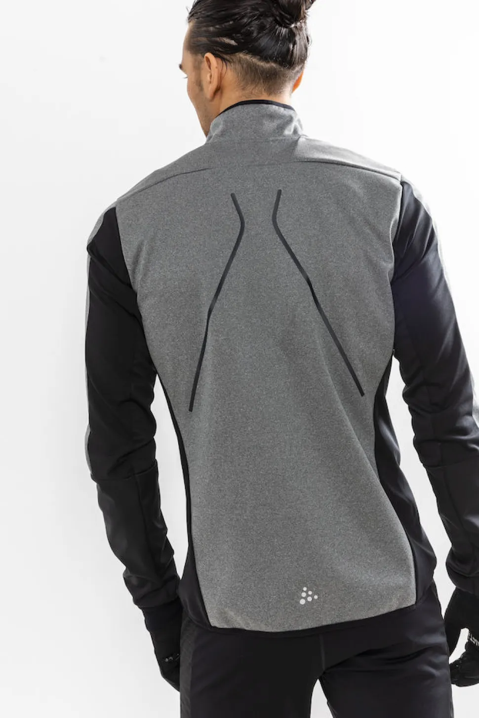 Craft Sharp Softshell Jacket Men DK Grey Melange/Black