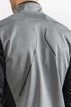 Craft Sharp Softshell Jacket Men DK Grey Melange/Black