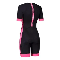 Dare2Tri Woman's Coolmax short sleeve tri-suit Black-pink
