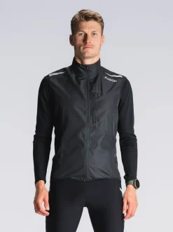 Fusion mens S1 run vest black