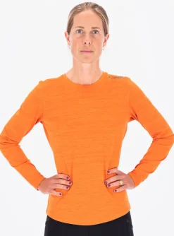 Fusion womens C3 long sleeve orange
