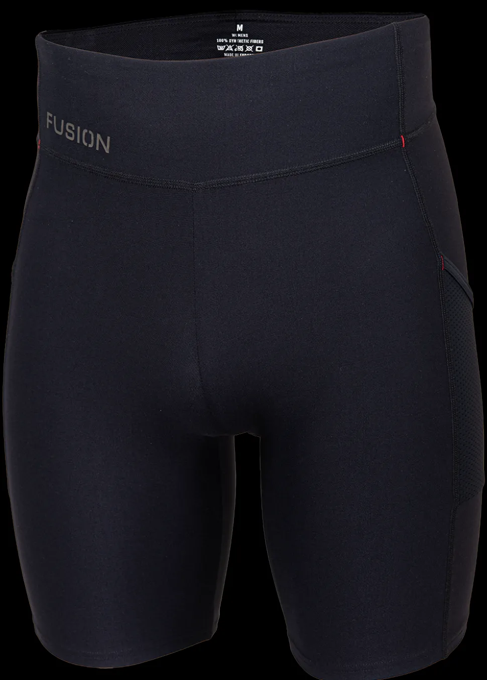 Fusion womens C3 short training tights black