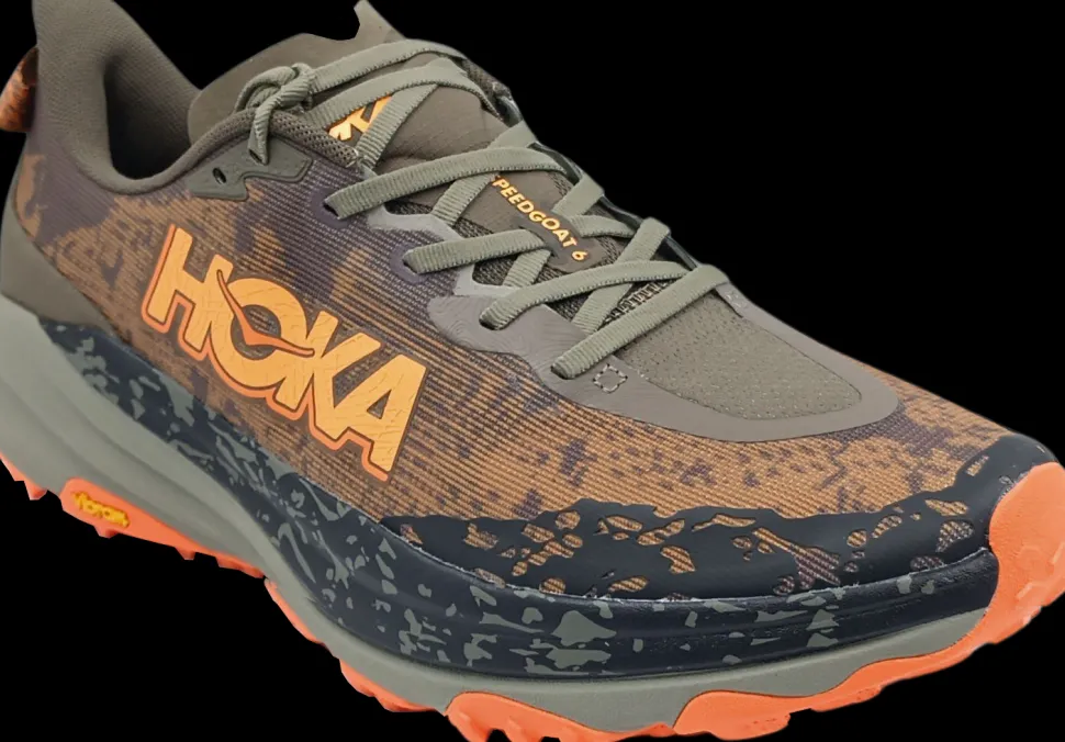 Hoka One One Speedgoat 6 antique olive / squash