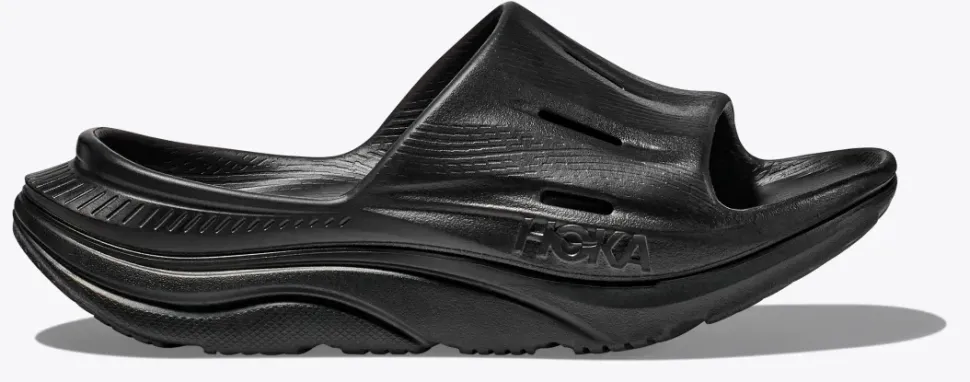 Hoka One One Uni Ora recovery slide 3 - herstel slippers - zwart