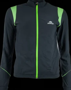 Hunter Thermo Jack Titanium geel (donkere rits)
