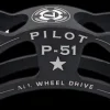 Luigino Pilot P-51 12.8 4x105mm 195mm zwart