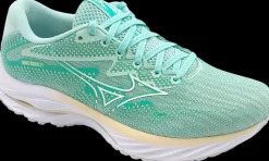 Mizuno Wave Rider 27 EggshellBlue/White/AniseFlow