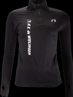 Newline Base shirt lange mouw met kraag en korte rits