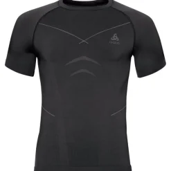 Odlo Heren Shirt Korte mouw/ Crew Neck Evolution warm, Zwart