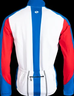 Onda Thermojack pro minho winddicht voorpand blauw-wit-rood