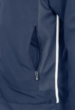 Reece Varsity Woven Jacket Unisex marine-white