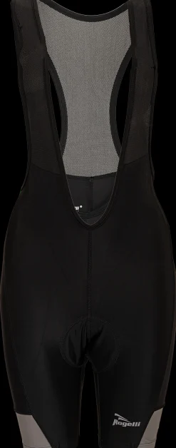Rogelli Mondovi fietsbroek met bretels zwart/antraciet