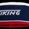 Viking hoofdband-muts blauw/rood/wit